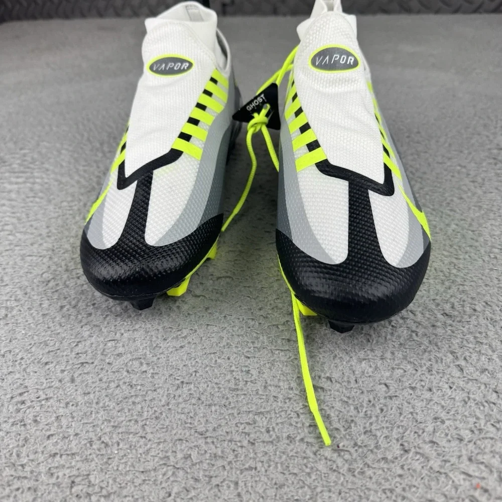 NIKE VAPOR EDGE PRO‎ 360 FOOTBALL CLEATS SIZE 11.5 VOLT WHITE BLACK DV5844-015